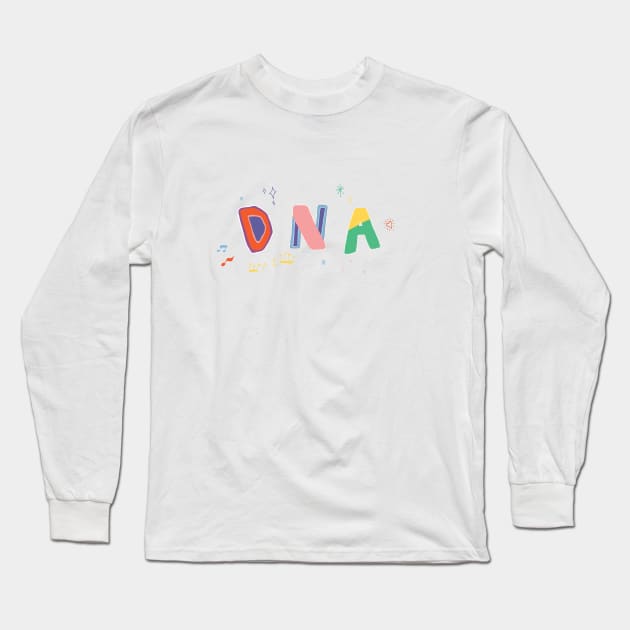 dna Long Sleeve T-Shirt by tonguetied